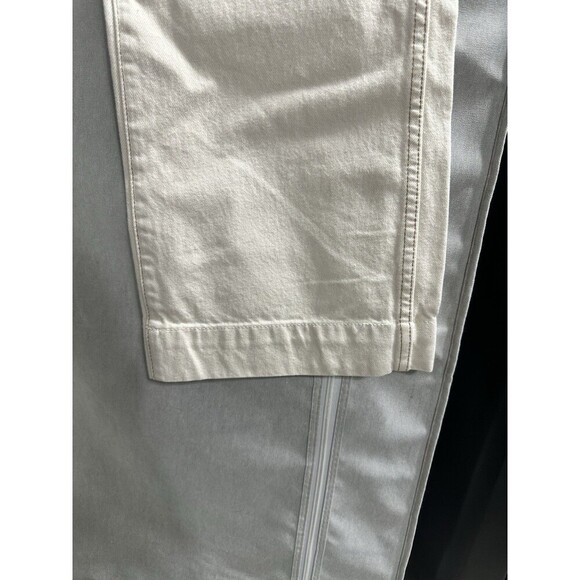 NWT Re/Done Womens Zipper Fly High‎ Rise Wide Leg Jeans Cream Denim Size 29 - Picture 5 of 7